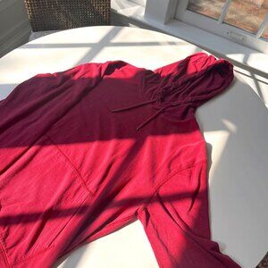 Red J. Crew light sweatshirt! Size mens medium!